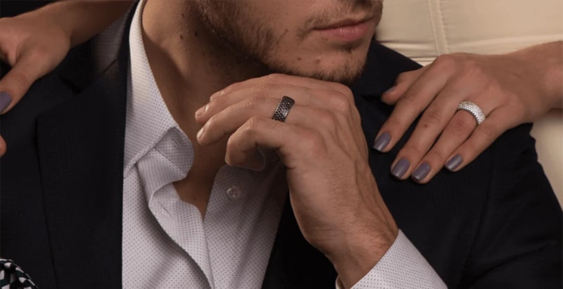 Male female ring store