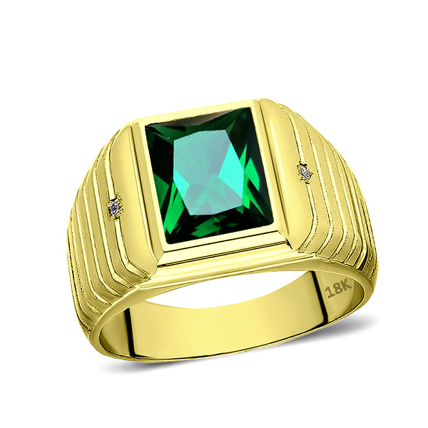 Statement 18k gold discount ring mens