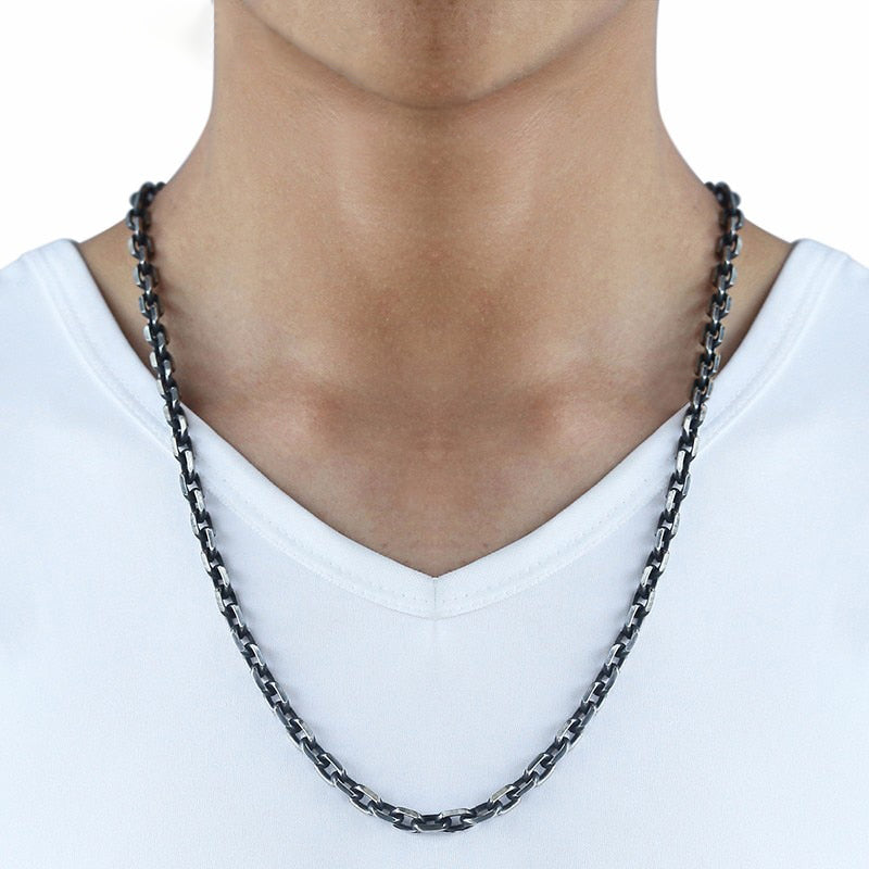 Streetwear Pendant for Men | Razor Blade Pendant, 20 / Rope / Silver