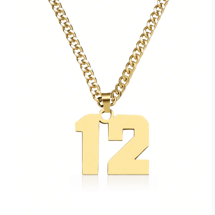 Lucky Sport Number Necklace