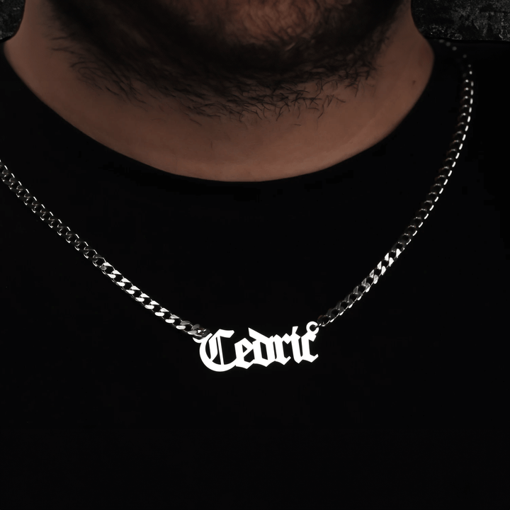 925 Silver Men's Personalized Necklace