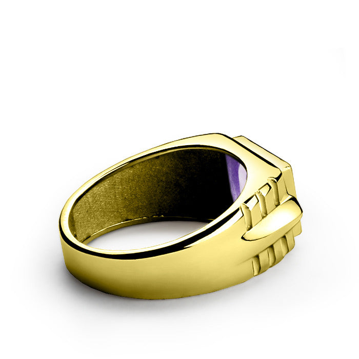 Amethyst Gold Ring