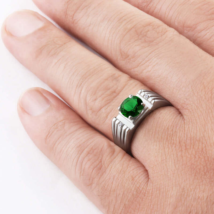 men ring gemestone