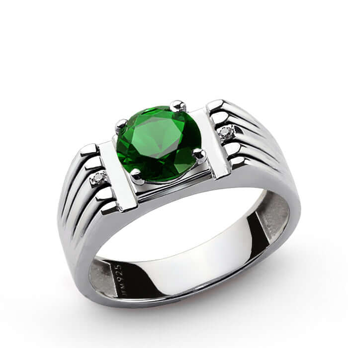men ring gemestone
