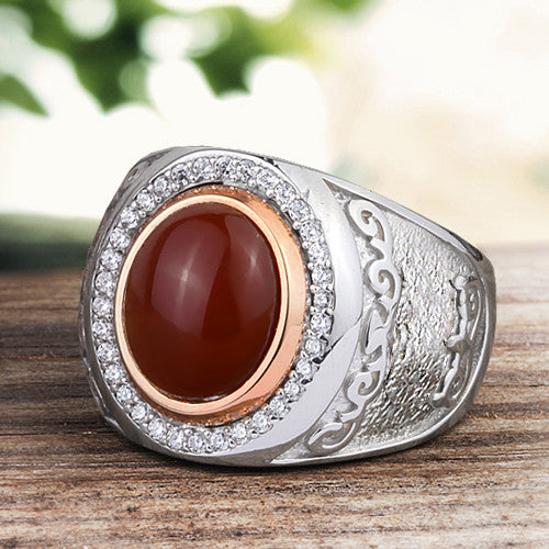 single stone wide band ring