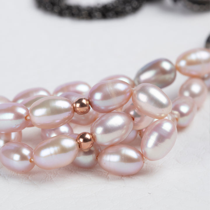 Pink Rosary Muslim Tasbih 33 Prayer Beads with 925 Silver Chain Tassel Islamic Gift