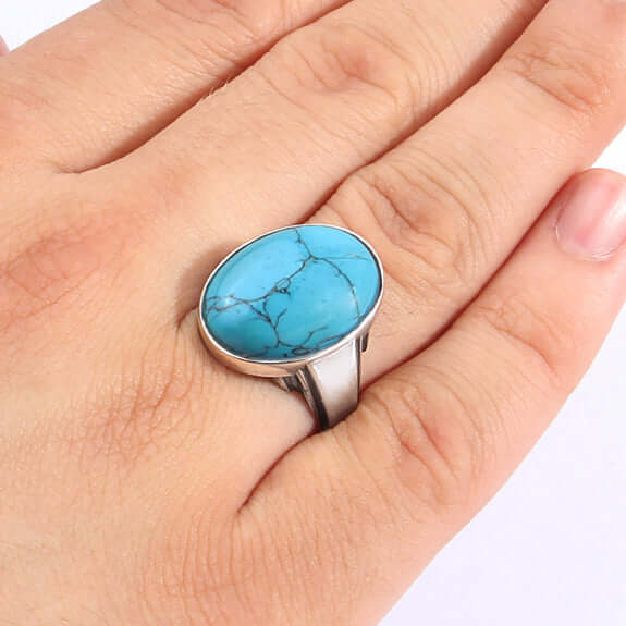 Male Stone Signet Ring in Sterling Silver Art Deco Jewelry