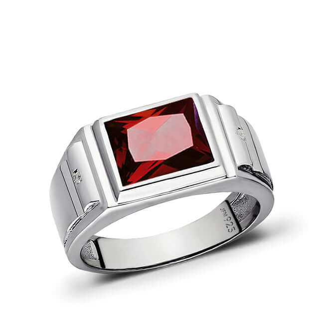 cool men ruby ring