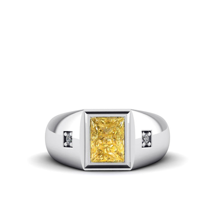 solid gemstone ring