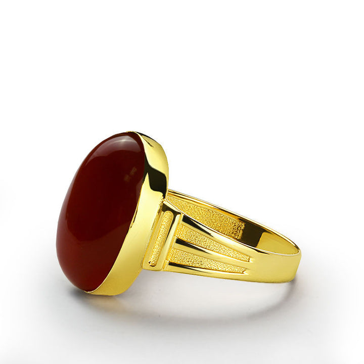 Red Agate Ring