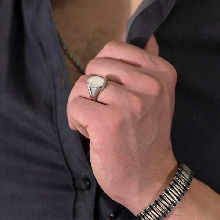 stone signet ring