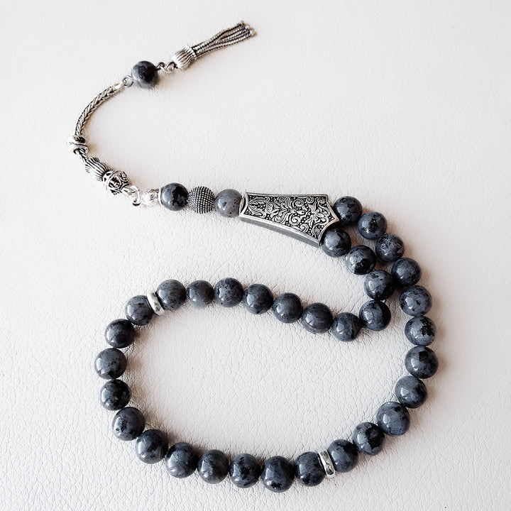 Tasbeeh Men Gift Natural stone Rosary Prayer Beads