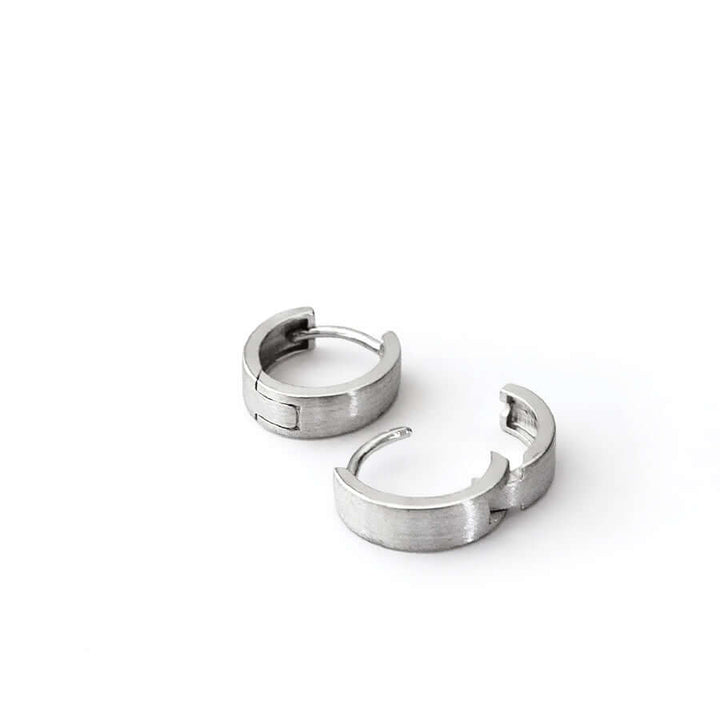 matte finish earrings for men