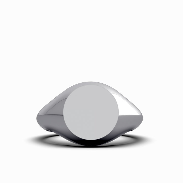 Simple Silver Signet Ring