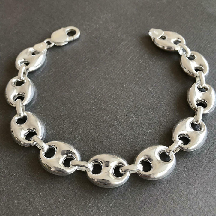 Bean chain bracelet