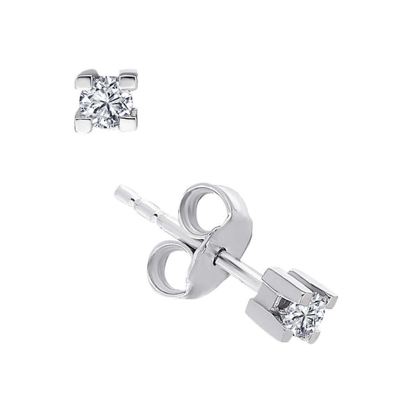 Small Diamond man Earring