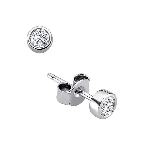 Men's Earring Natural Diamond