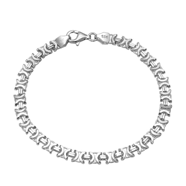 Flat King chain bracelet