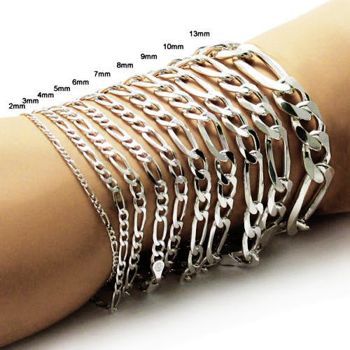 Stainless Steel 18K Gold Plated Figaro Chain Bracelet Or Anklet | Wholesale  Jewelry Website