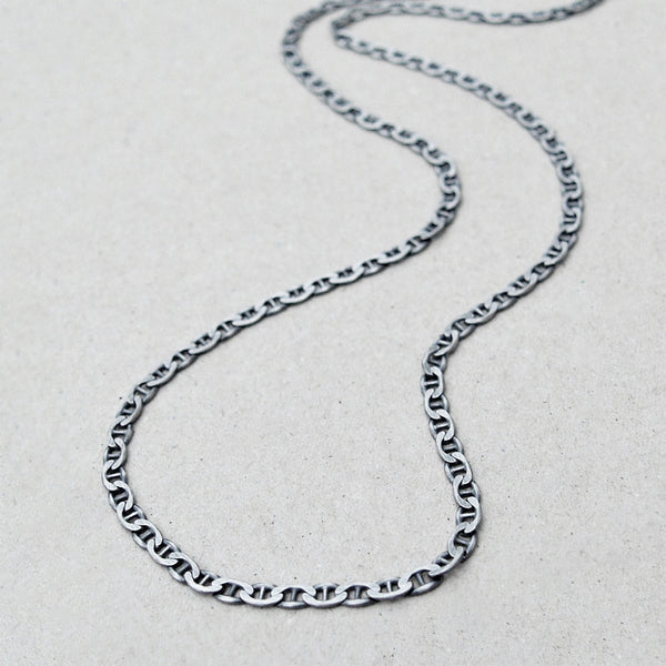 Men's Oxidised Chain Necklace