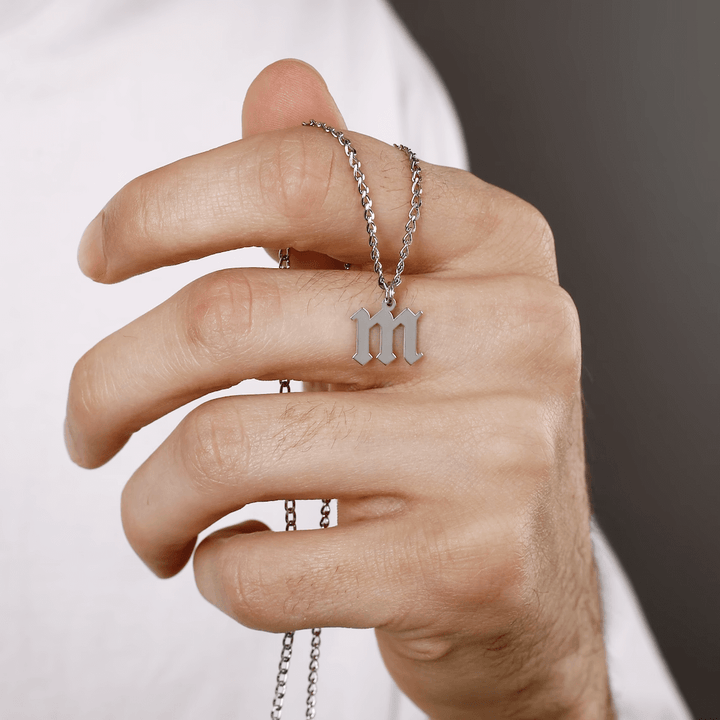 Men's Initial Necklace