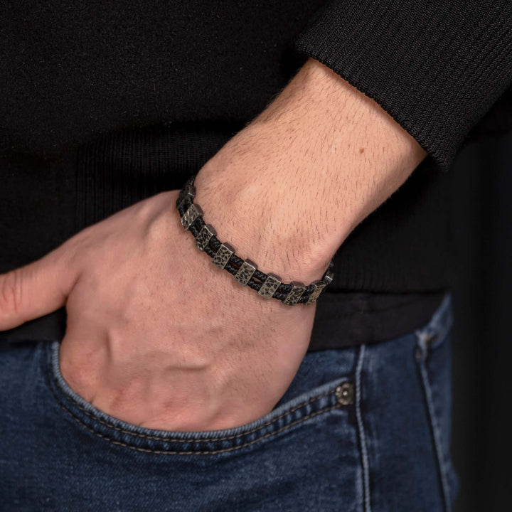 Hammered Sterling Silver bracelet
