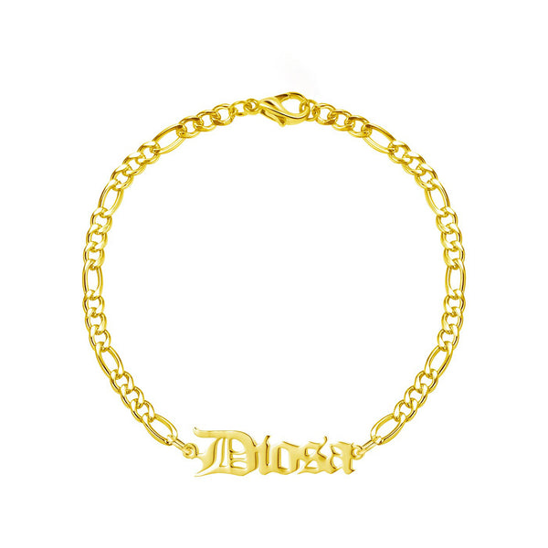  Silver Figaro Chain bracelet