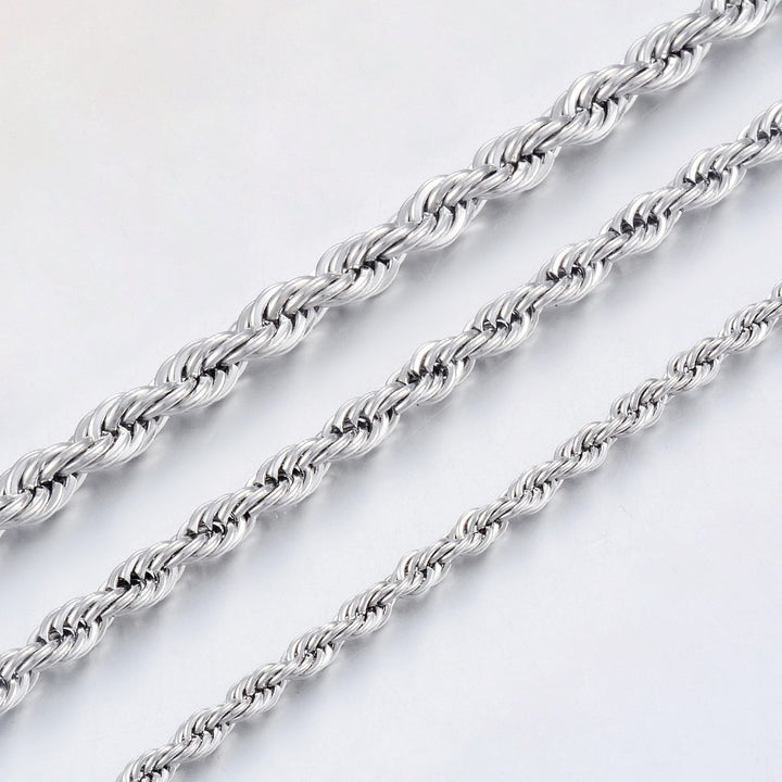 Rope Chain Sterling Silver