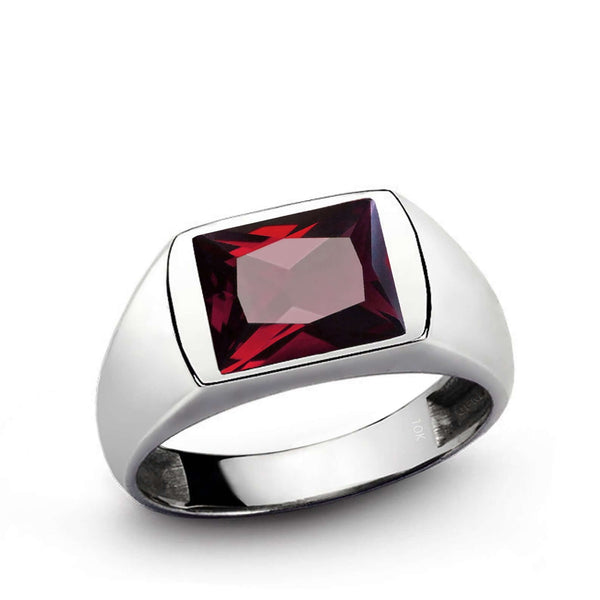 White Gold Ruby Ring