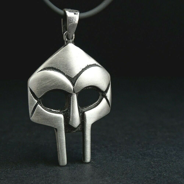 Solid 925 Silver HEAVY 10 gr Gladiator Helmet Pendant Troja Silber Halskette