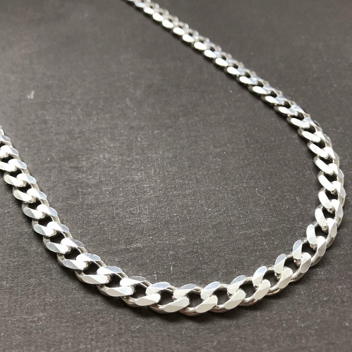 Mens Tight Curb Cuban Link Chain Necklace 925 Sterling Silver 26 Inch 11mm 142GR