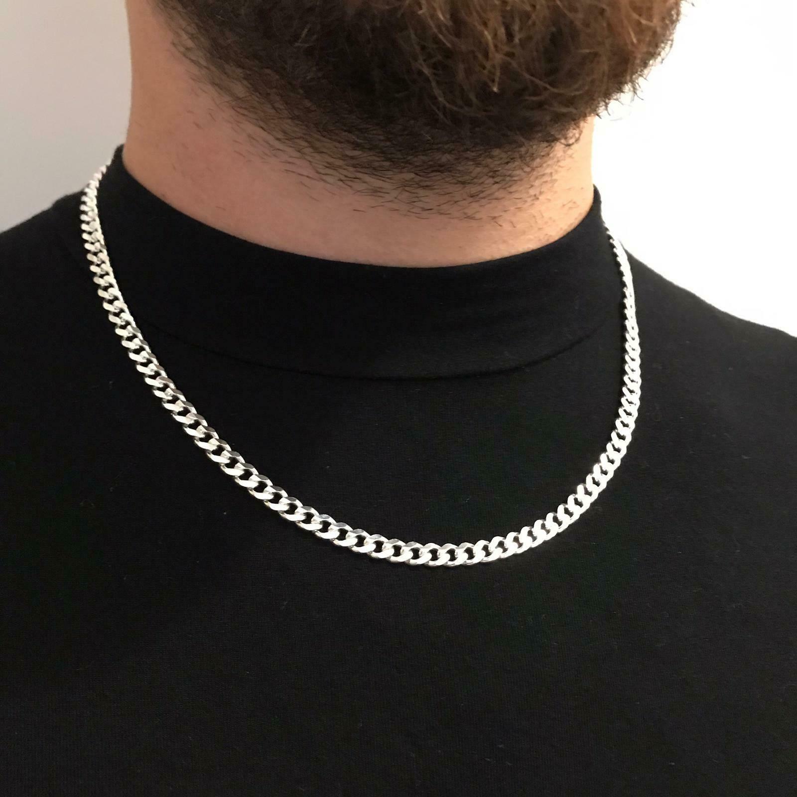 925 Sterling Silver Italian Mariner Chain Necklaces for Men and Women 24  Inches - Forever Silver