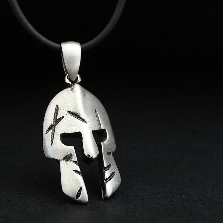 Silver Spartan Men Necklace SOLID Sterling Silver Warrior Pendant Jewelry Gift
