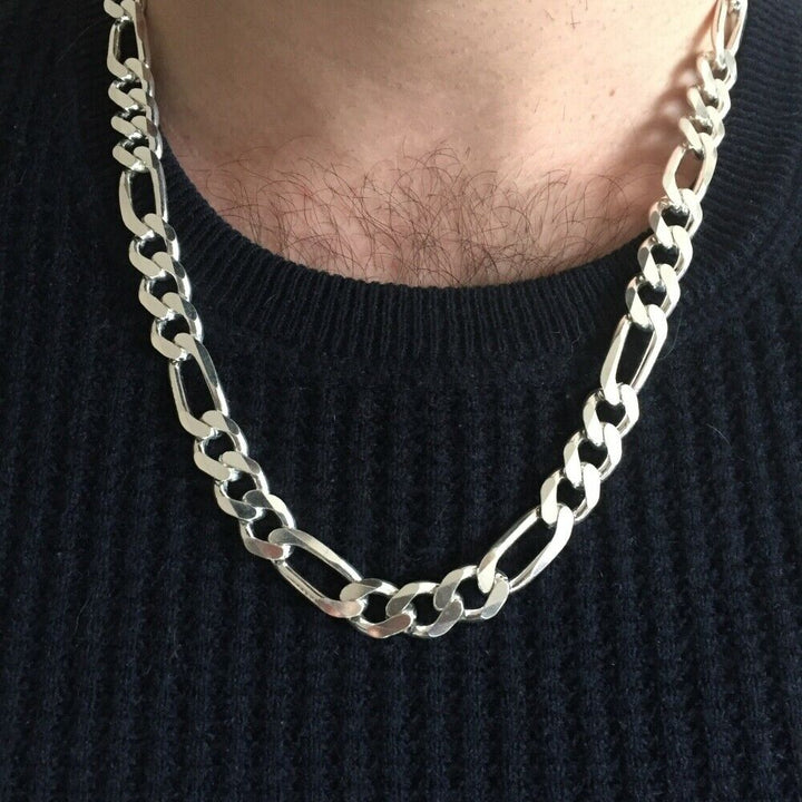 wide figaro chain