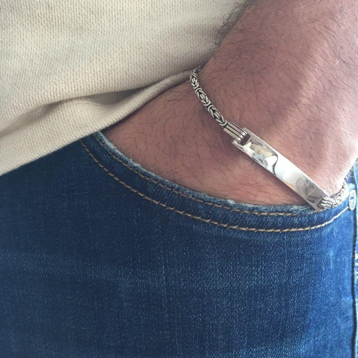 Men's Tag Bracelet