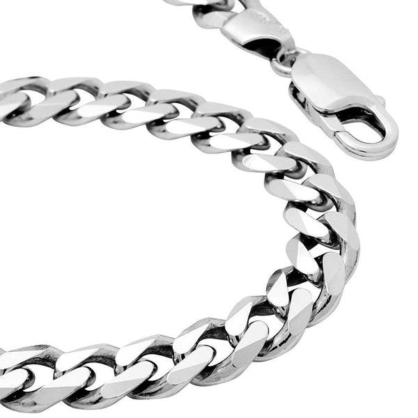 Men's Solid Silver Cuban bracelet