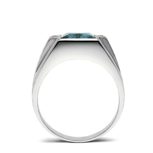 White Gold Aquamarine Ring