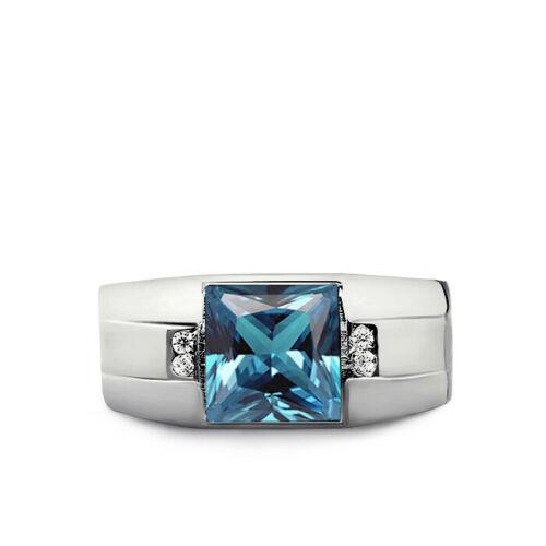 White Gold Aquamarine Ring