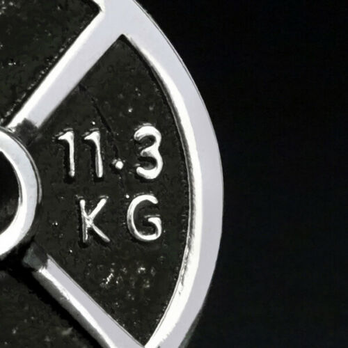 Mens Sport Dumbbell Necklace 925 SILVER Bodybuilding Gym Weight Plate Jewelry